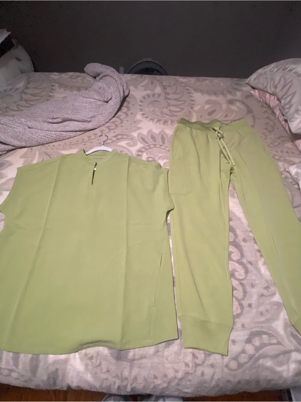 Women's Lime Green Pajama Set - Brand Unspecified